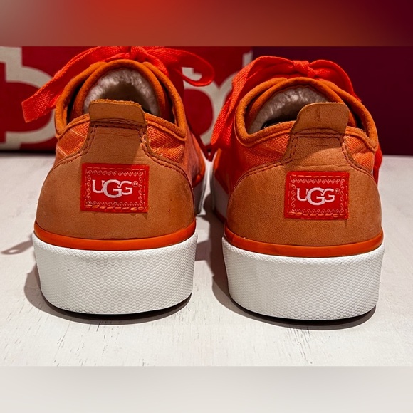 UGG Orange Denim Women's Sneakers - Picture 5 of 11